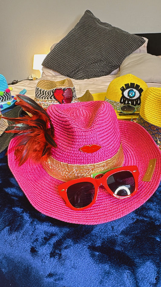 â¨Fucsia Flame Hatâ¨