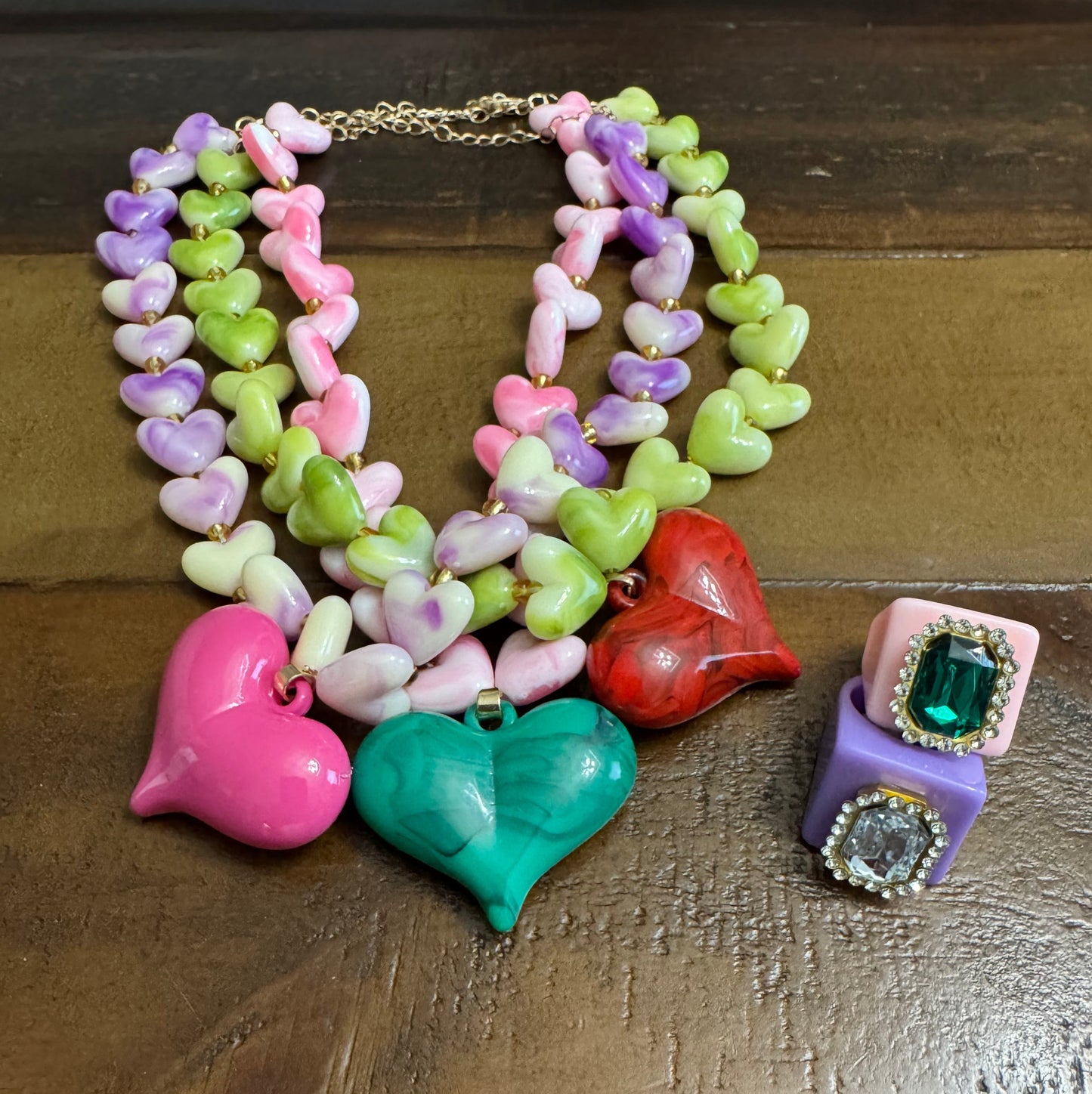 💚🩷 Jardín de Corazones