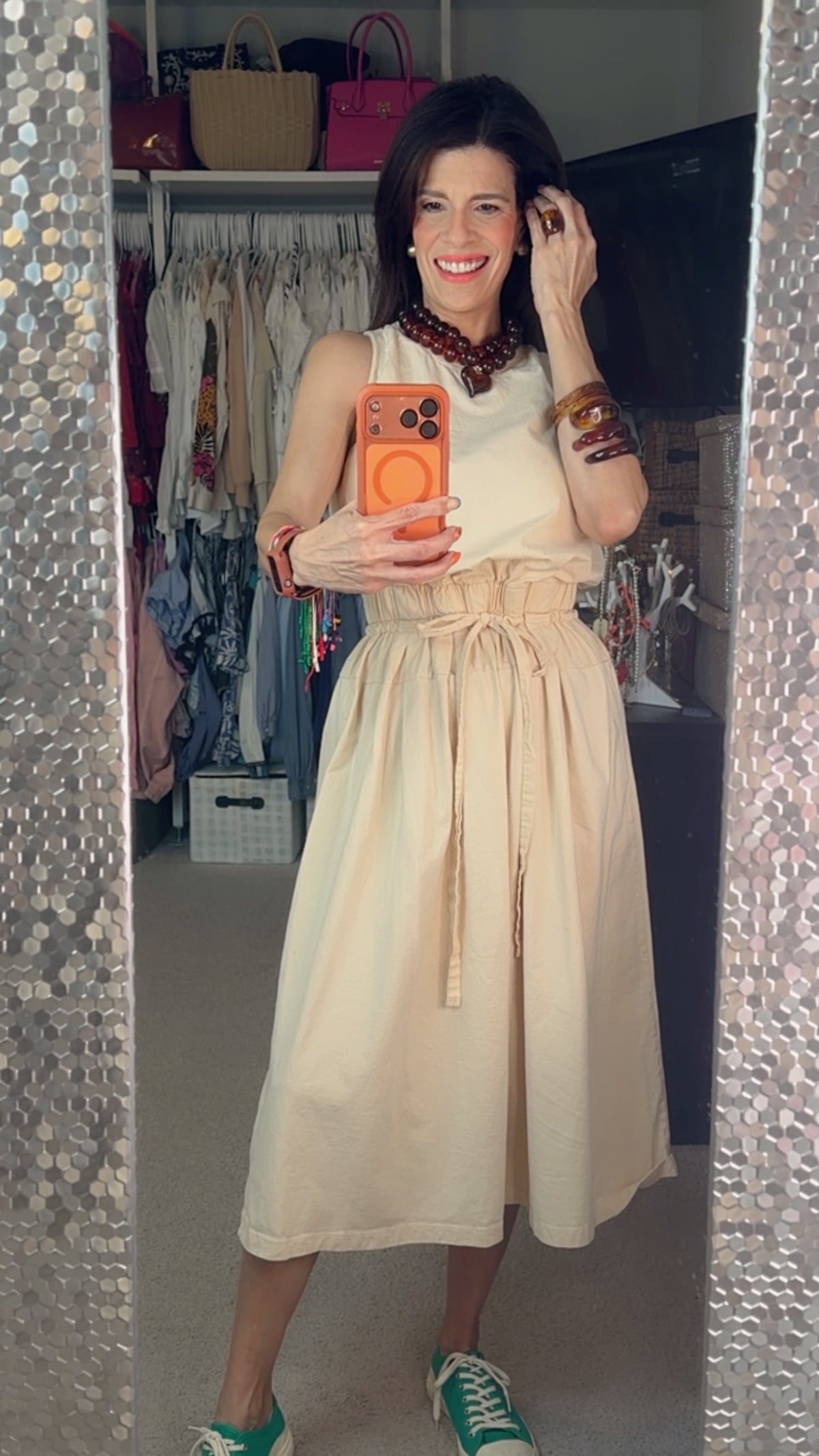 🤍 Vestido Midi Vainilla