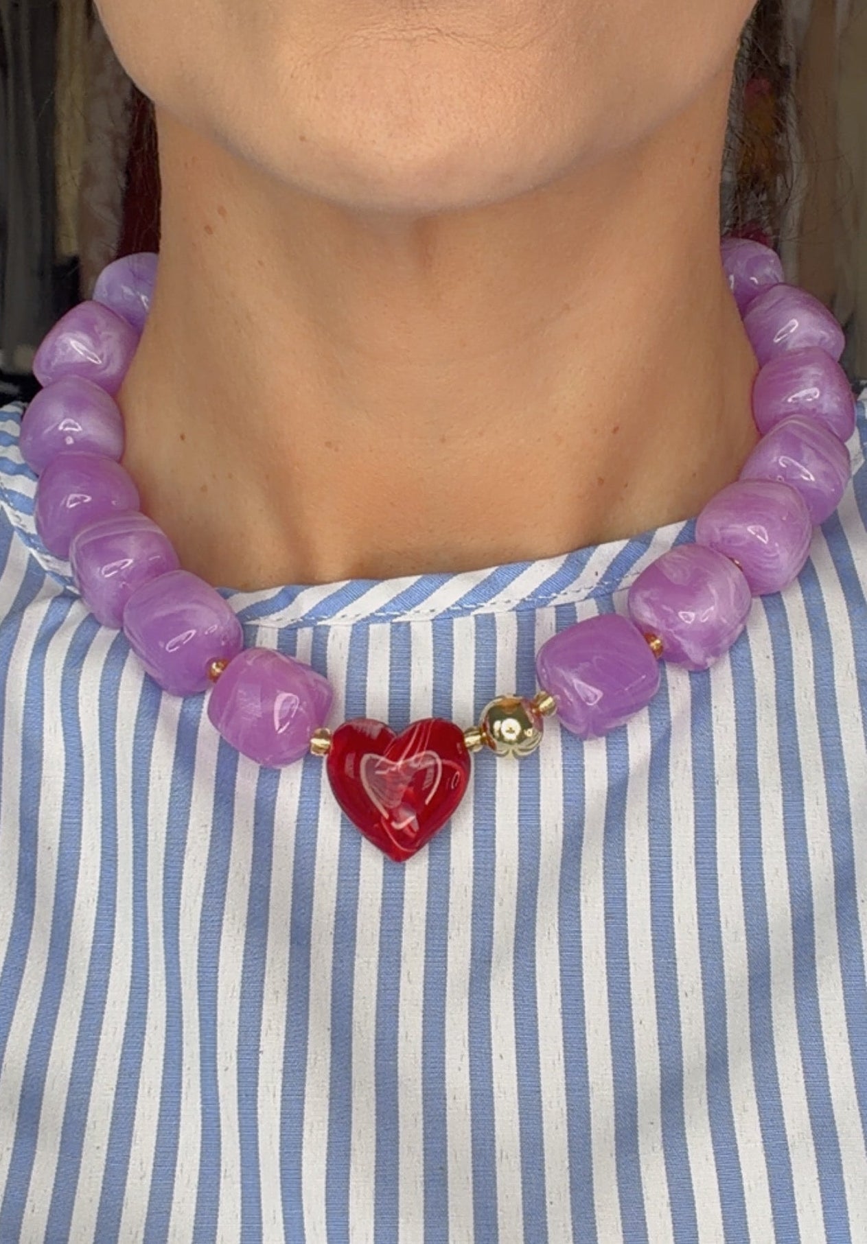 Corazón Lila Pop ❤️