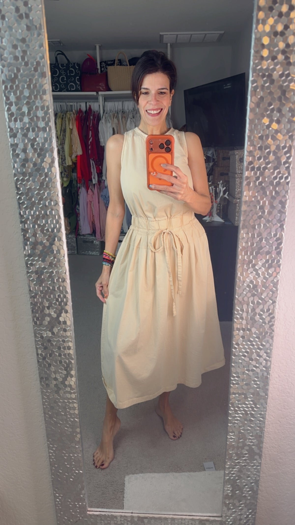 🤍 Vestido Midi Vainilla