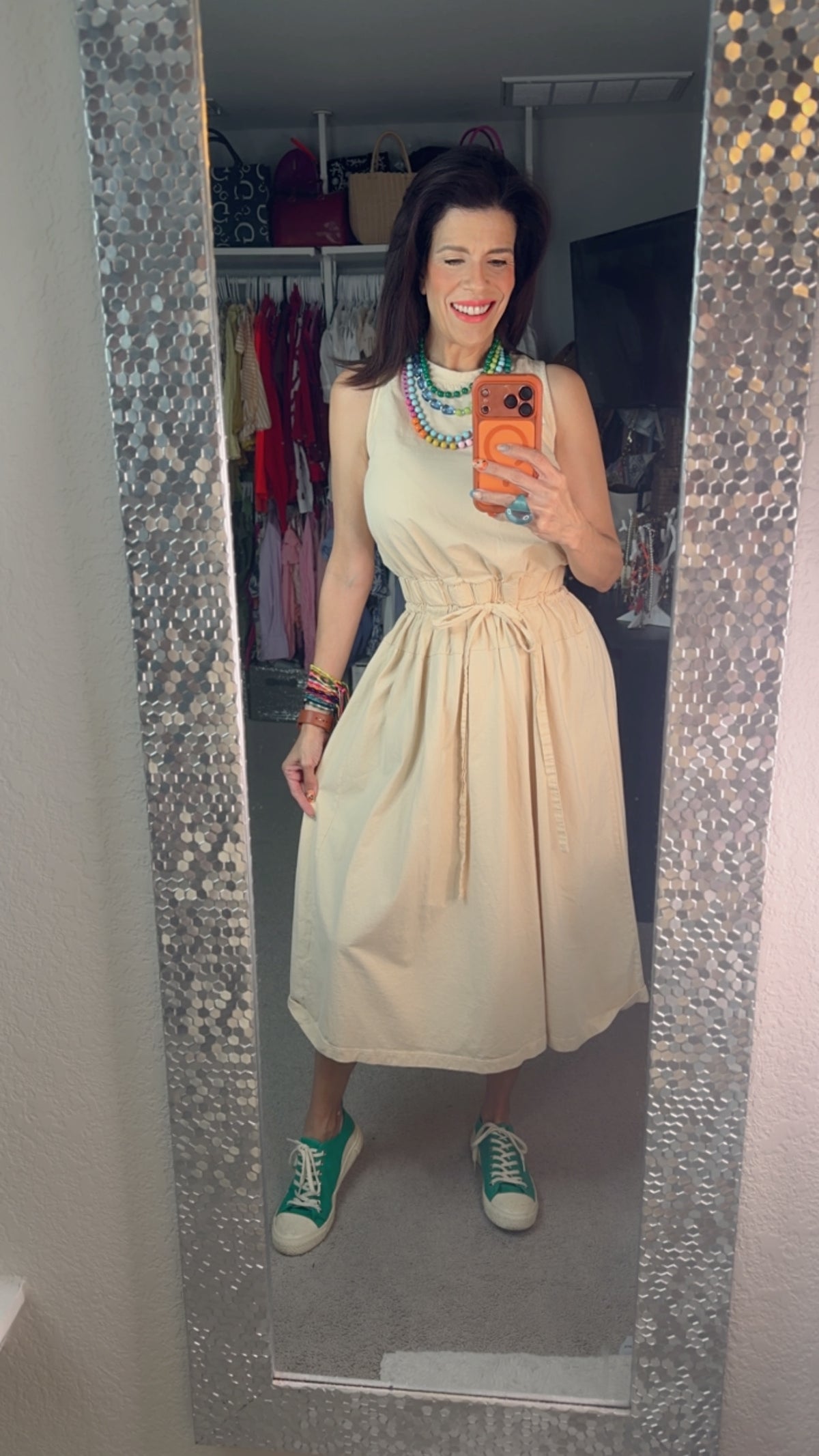 🤍 Vestido Midi Vainilla