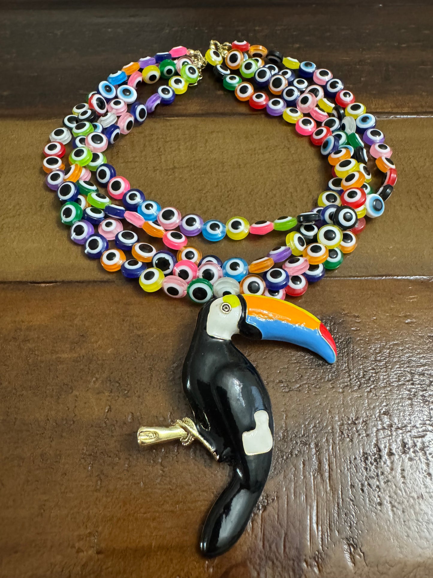 🦜 Collar Tucán Vibes