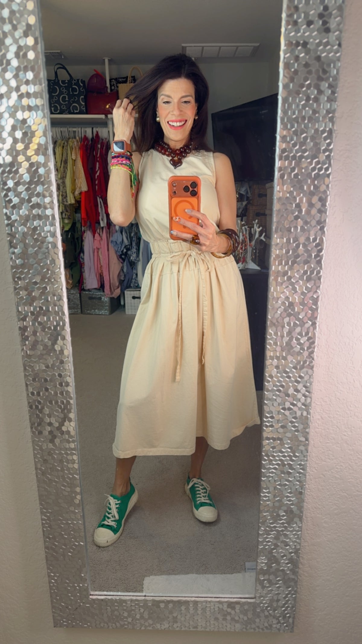 🤍 Vestido Midi Vainilla