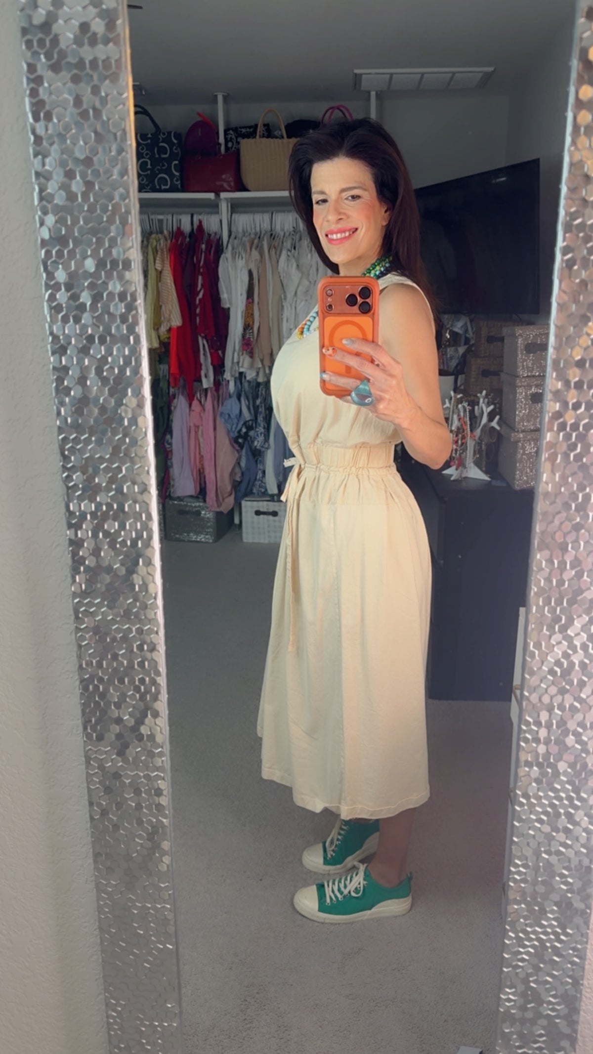 🤍 Vestido Midi Vainilla