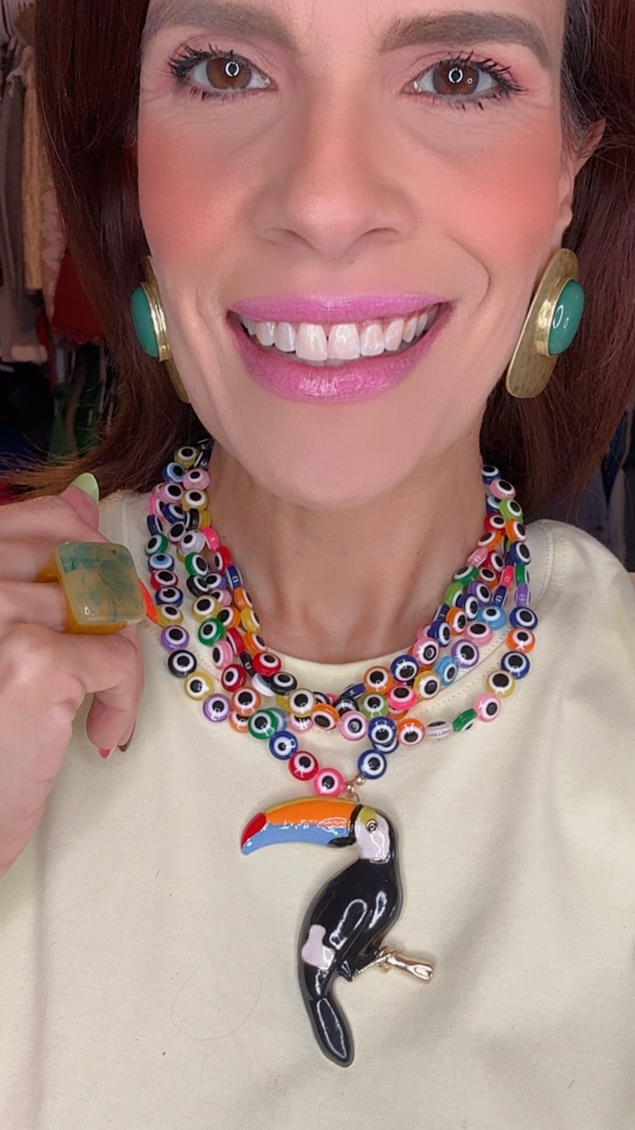 🦜 Collar Tucán Vibes