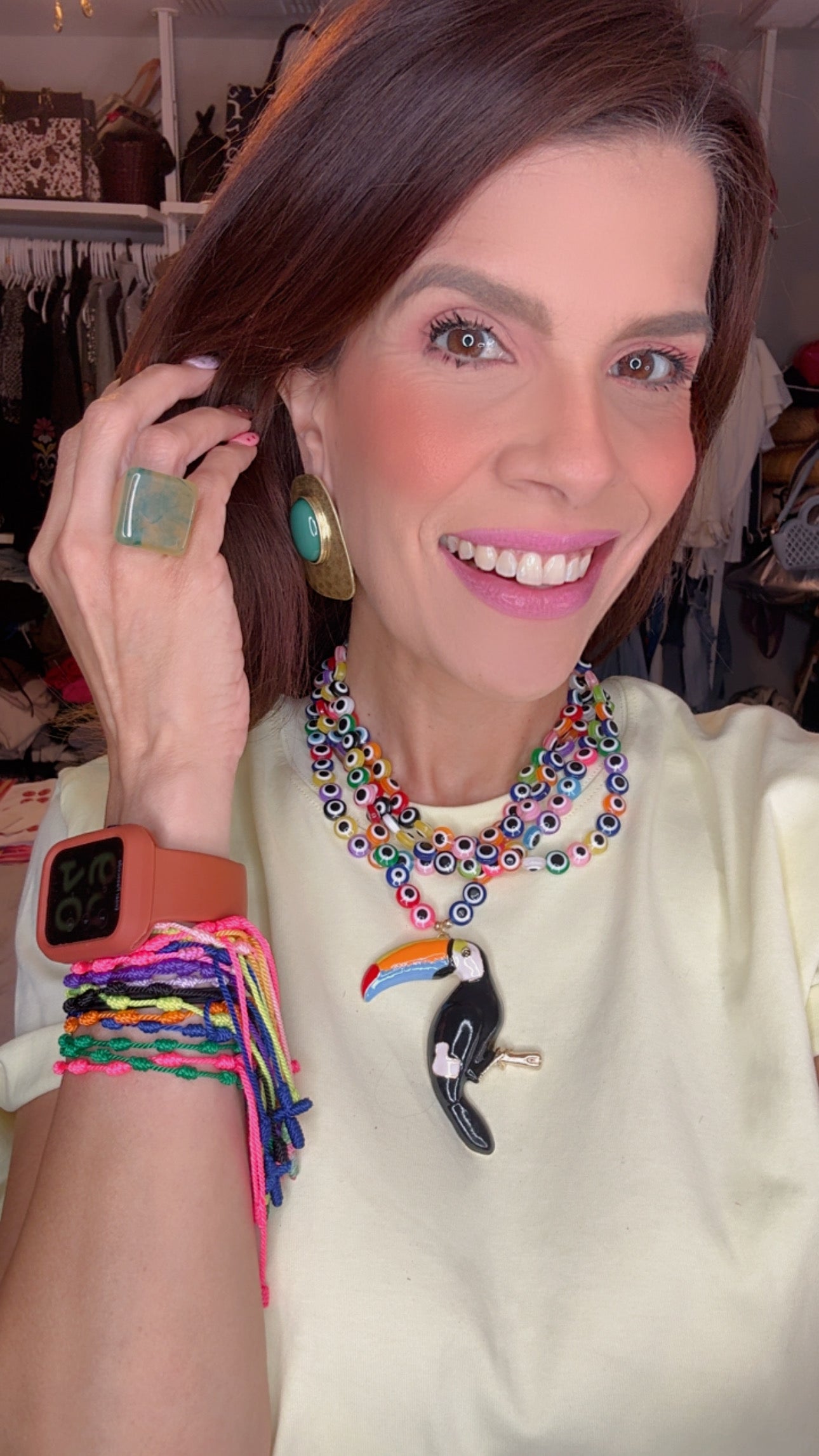 🦜 Collar Tucán Vibes
