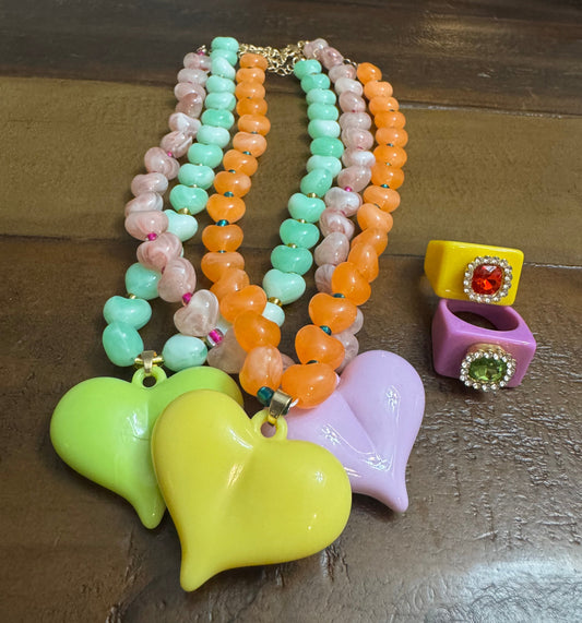 Corazones Pastel Pop 💚
