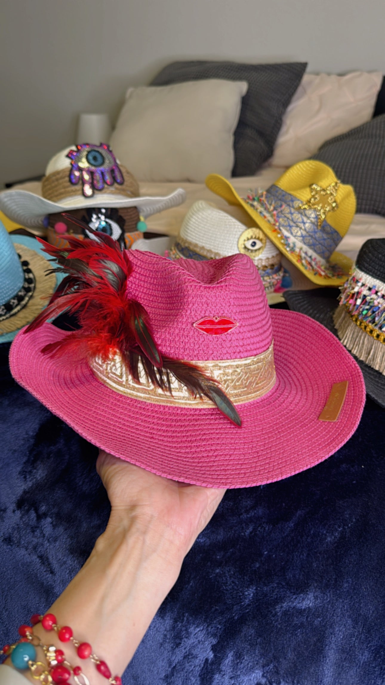 ✨Fucsia Flame Hat✨